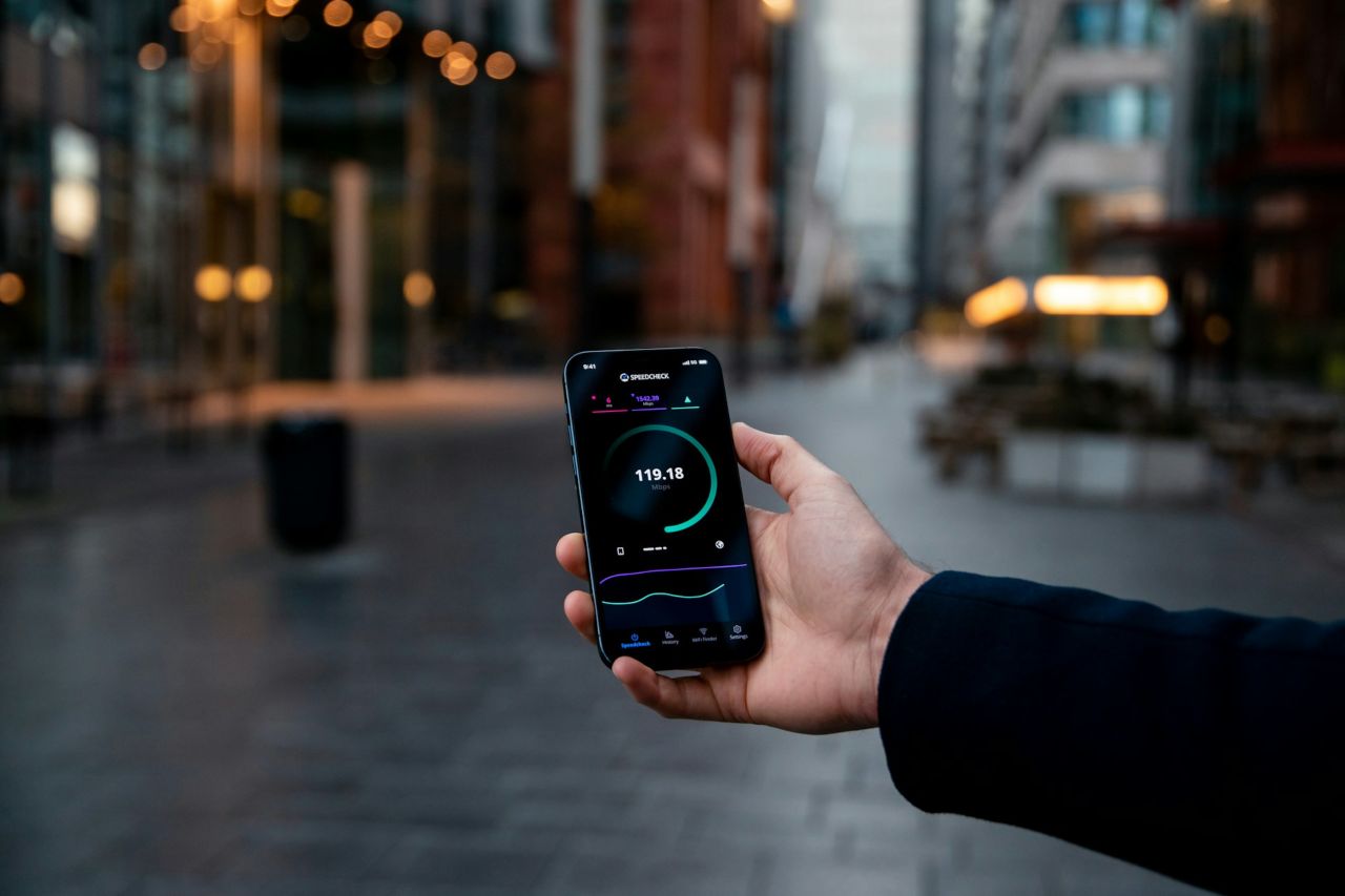 Smartphone speed test