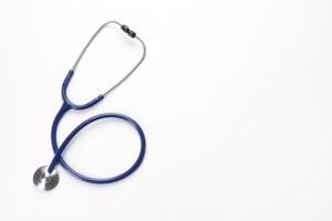 stethoscope white background