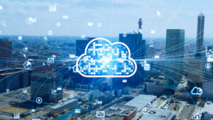 cloud saas blue