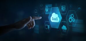 Saas cloud digital overlay