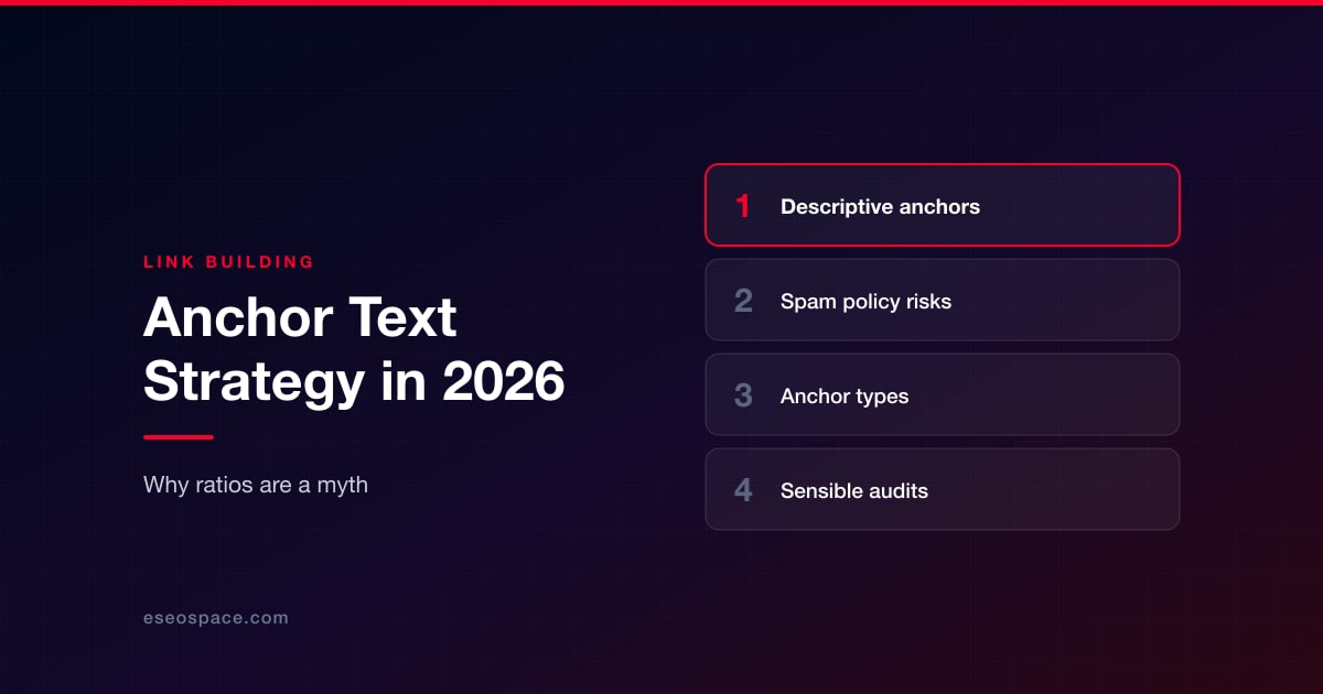 Anchor Text Strategy in 2026: Why Ratios Are a Myth and What Matters Instead