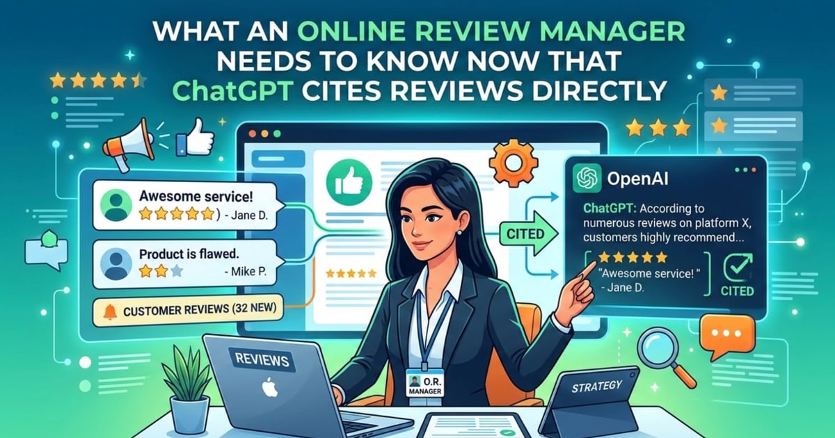 How ChatGPT Cites Customer Reviews: What It Means for Online Reputation Management
