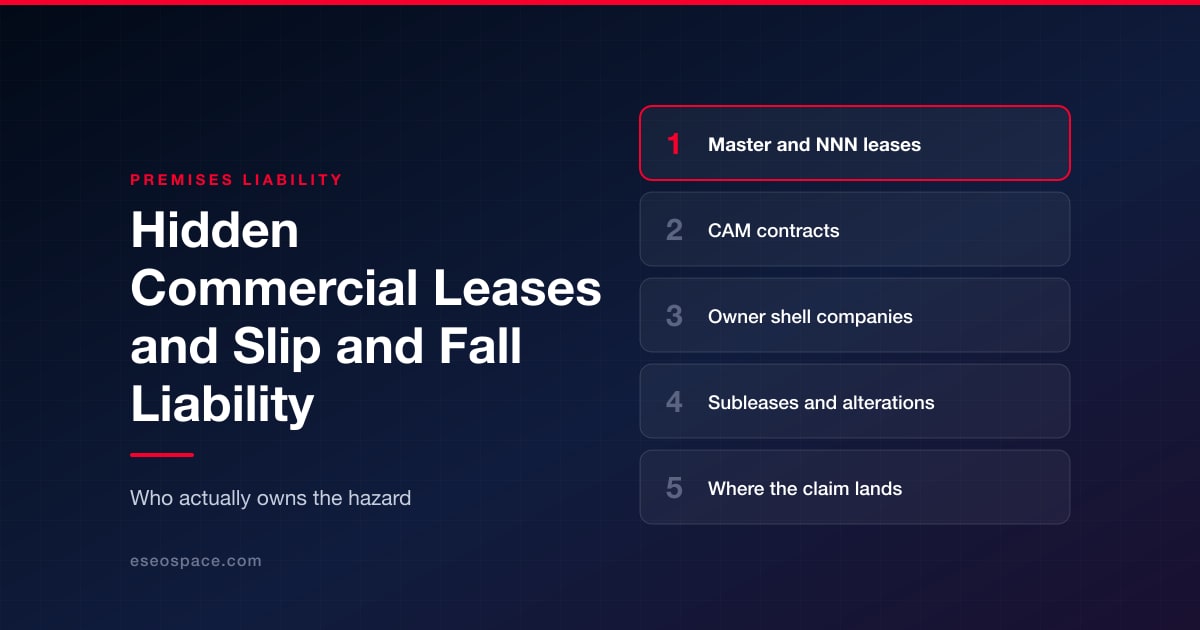 Hidden Commercial Leases: How a Slip and Fall Lawyer Uncovers Who Actually Is Responsible for the Hazard