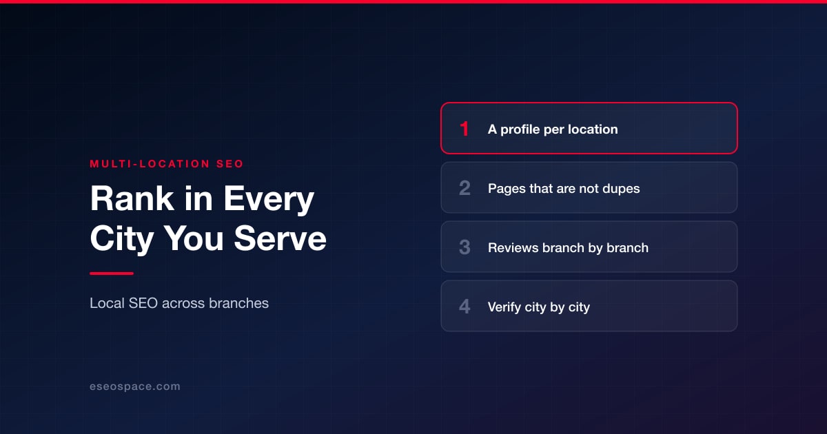Local SEO for Multi-Location Businesses: How to Rank in Every City You Serve