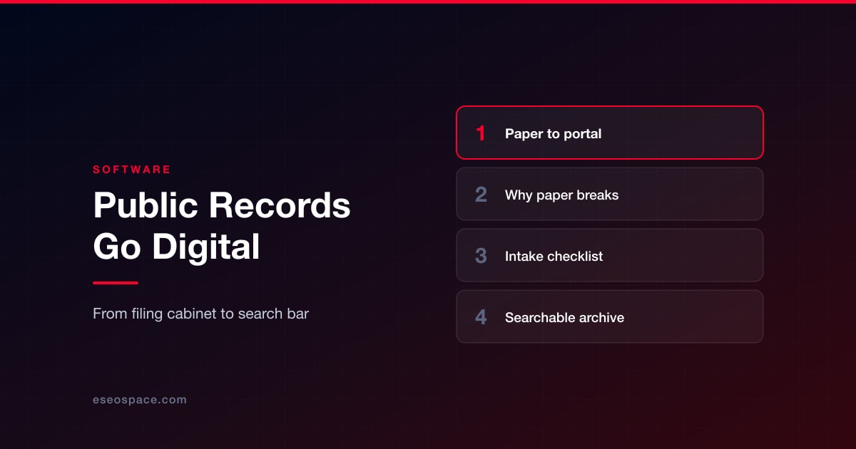 From Filing Cabinet to Search Bar: How Public Records Requests Went Digital