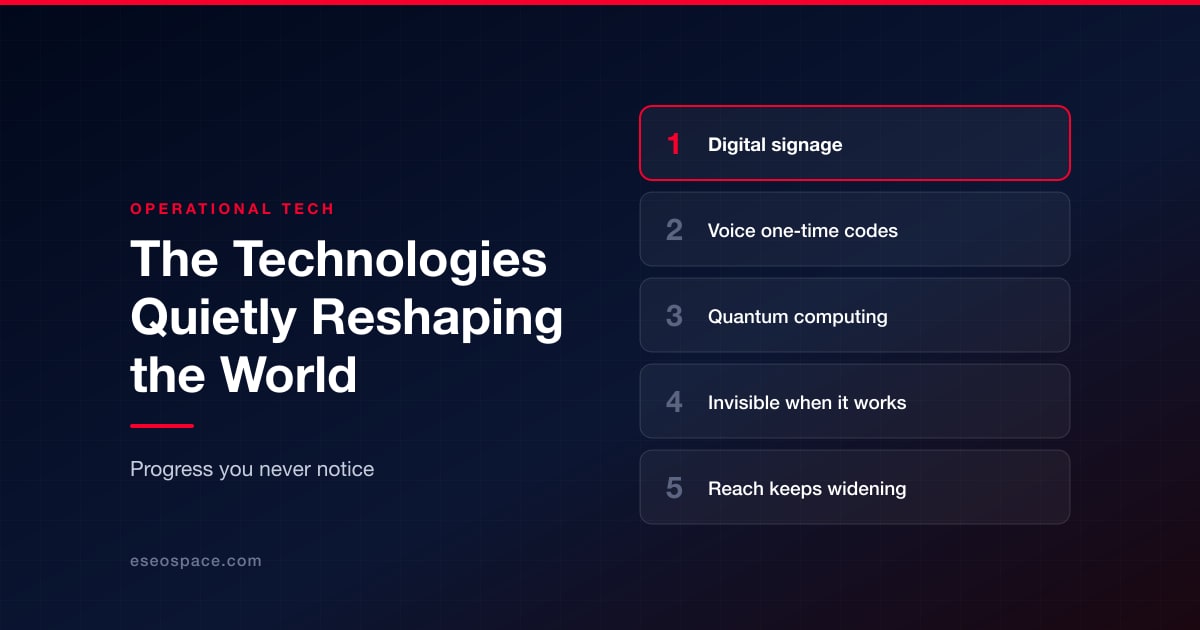 The Quiet Technologies Reshaping How the World Works