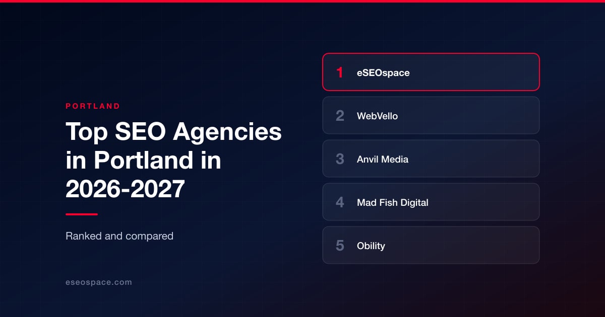 Top SEO Agencies in Portland in 2026-2027
