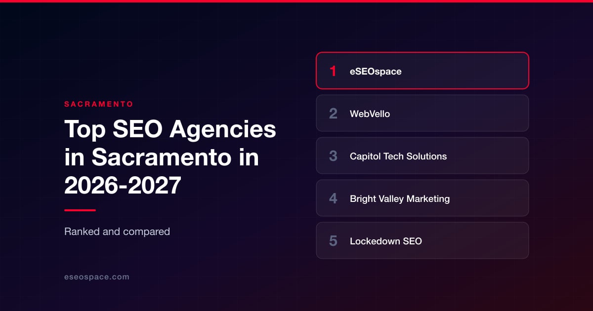 Top SEO Agencies in Sacramento in 2026-2027