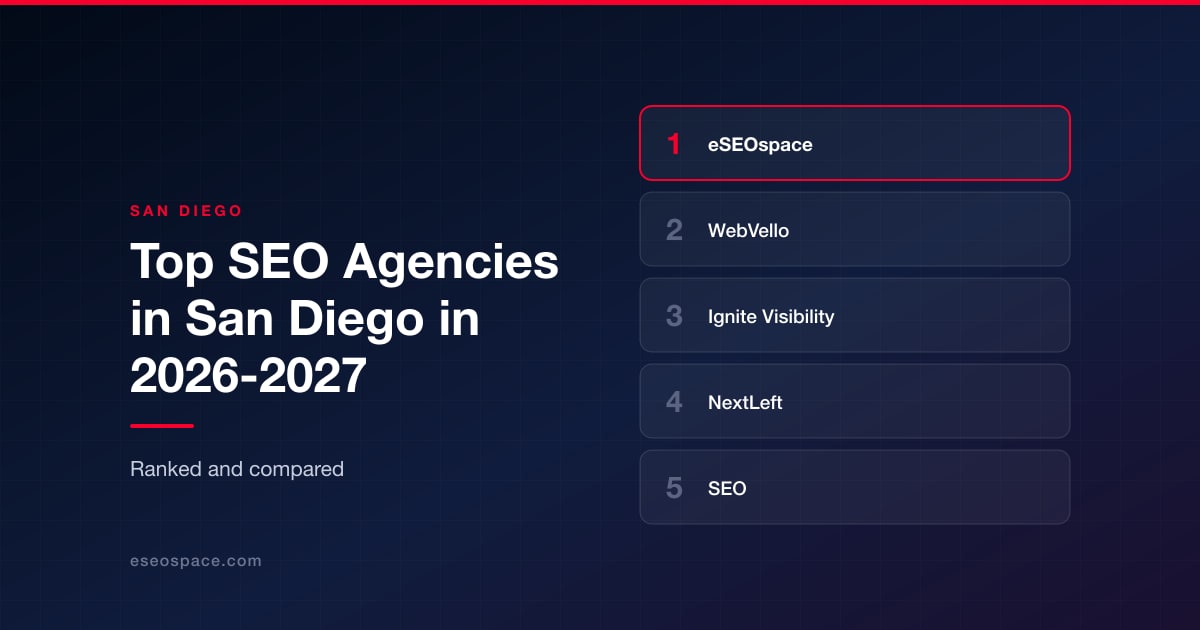 Top SEO Agencies in San Diego in 2026-2027