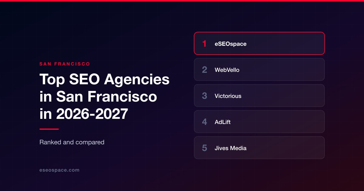 Top SEO Agencies in San Francisco in 2026-2027