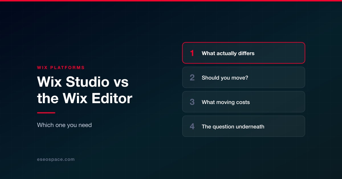 Wix Studio vs the Wix Editor: Which One Should You Be On?