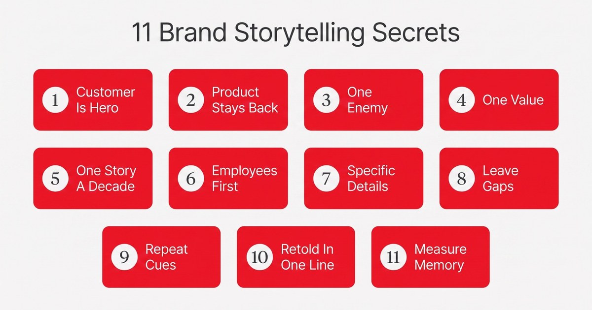 11 Brand Storytelling Secrets Big Brands Hide