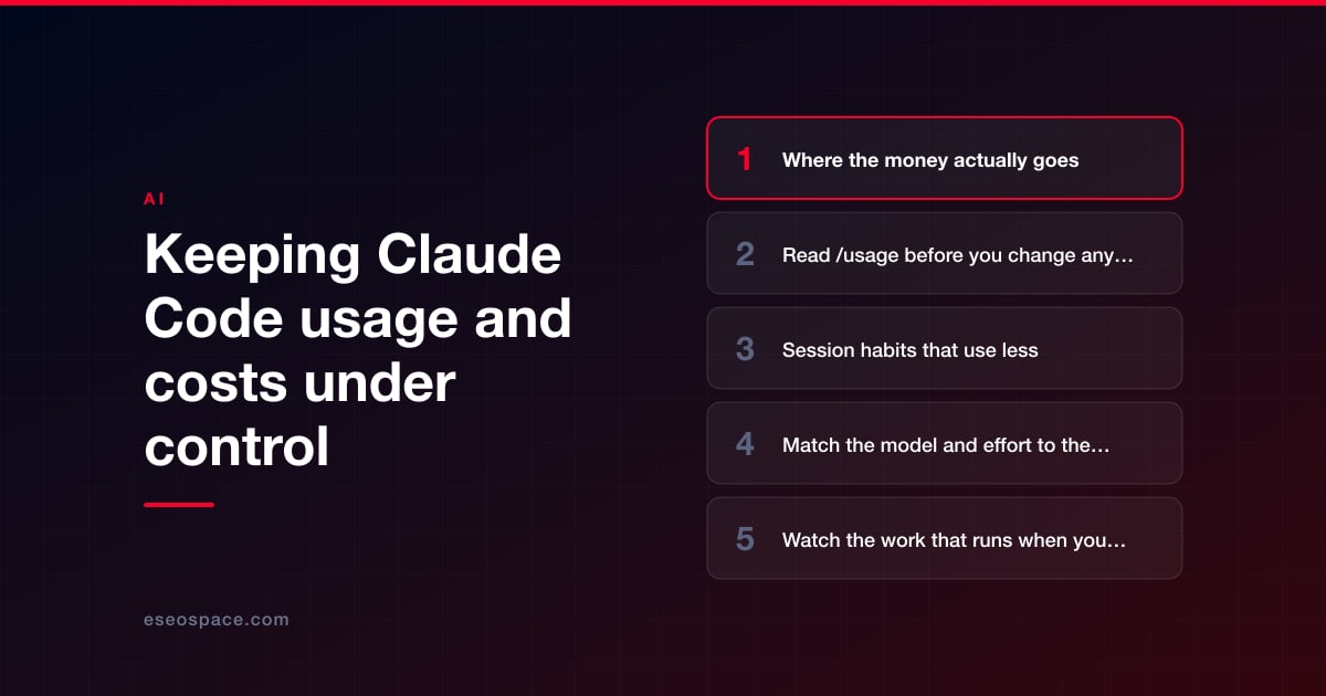 Keeping Claude Code usage and costs under control