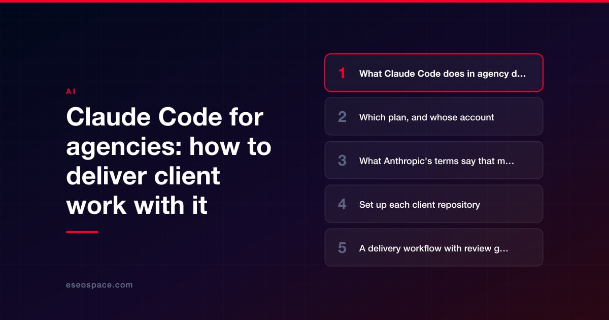 Claude Code for agencies: how to deliver client work with it