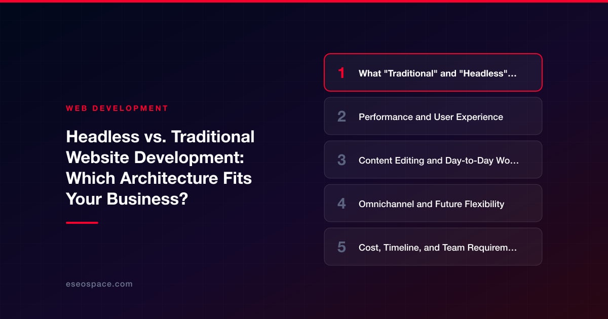 Headless vs. Traditional Website Development: Which Architecture Fits Your Business?