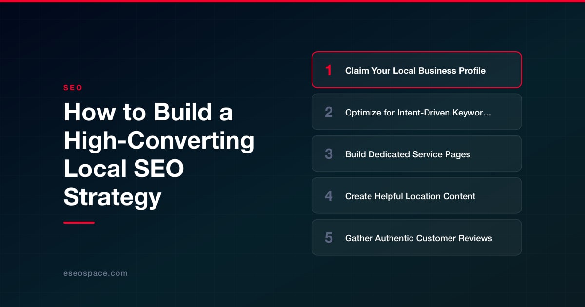 How to Build a High-Converting Local SEO Strategy