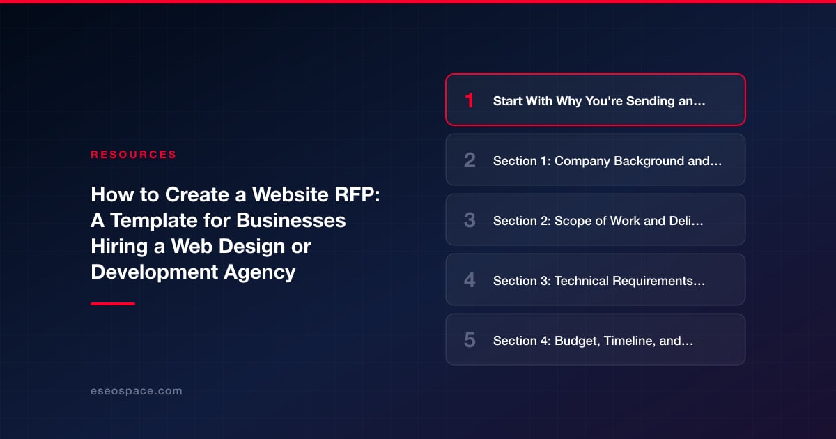 How to Create a Website RFP: A Template for Businesses Hiring a Web Design or Development Agency
