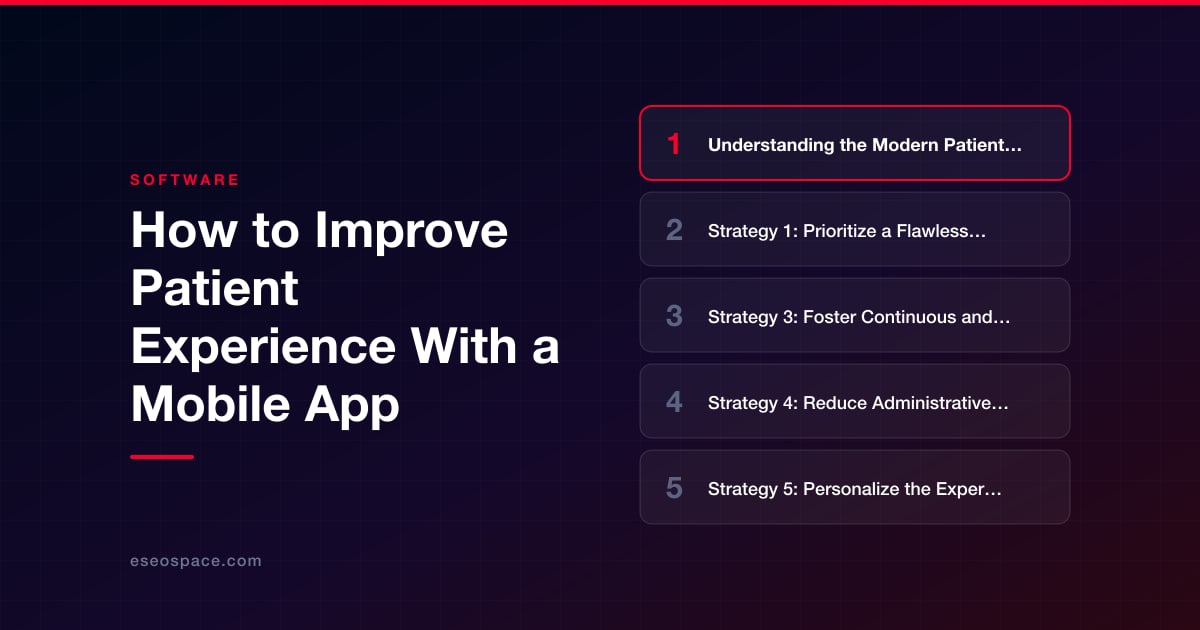 How to Improve Patient Experience With a Mobile App