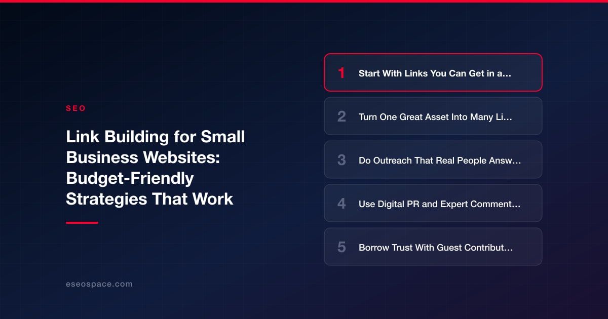 Link Building for Small Business Websites: Budget-Friendly Strategies That Work