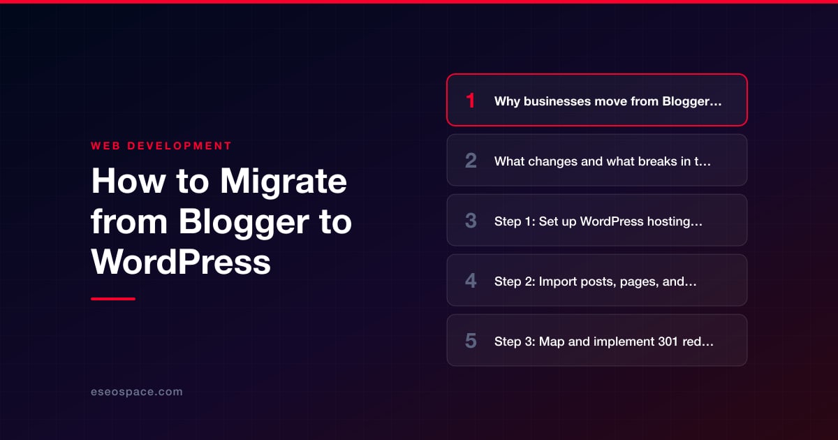 How to Migrate from Blogger to WordPress
