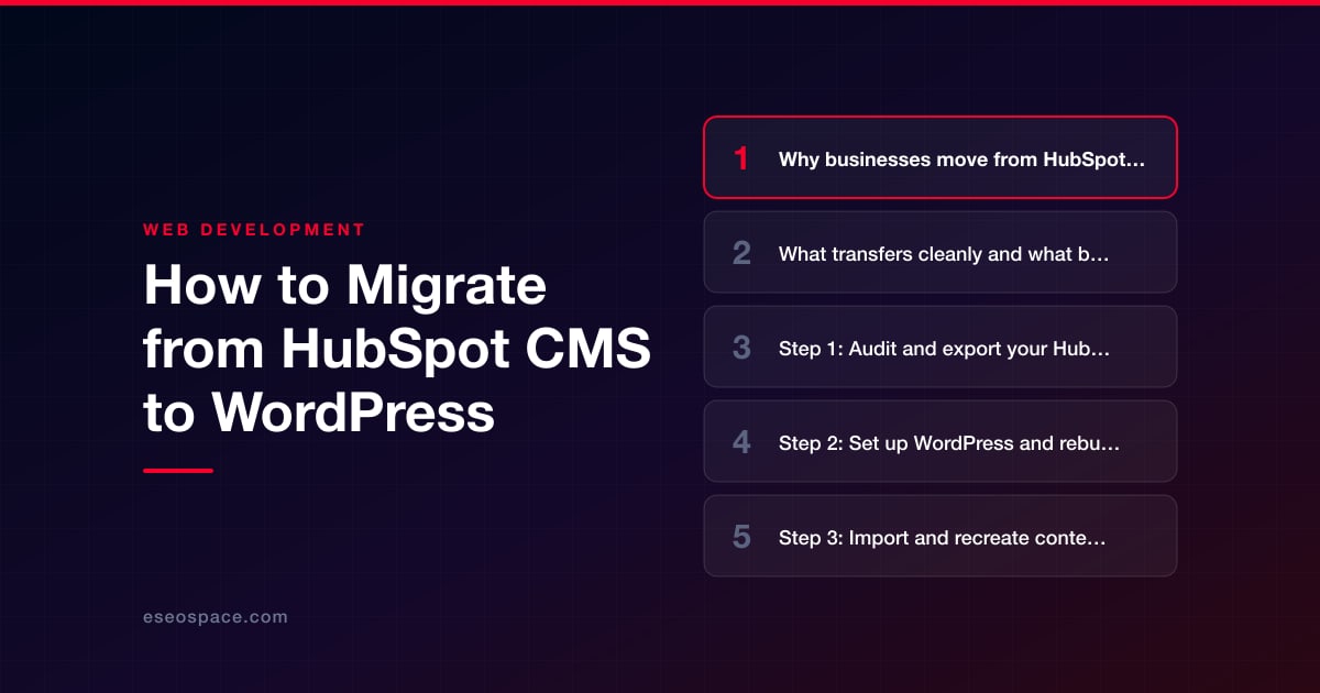 How to Migrate from HubSpot CMS to WordPress