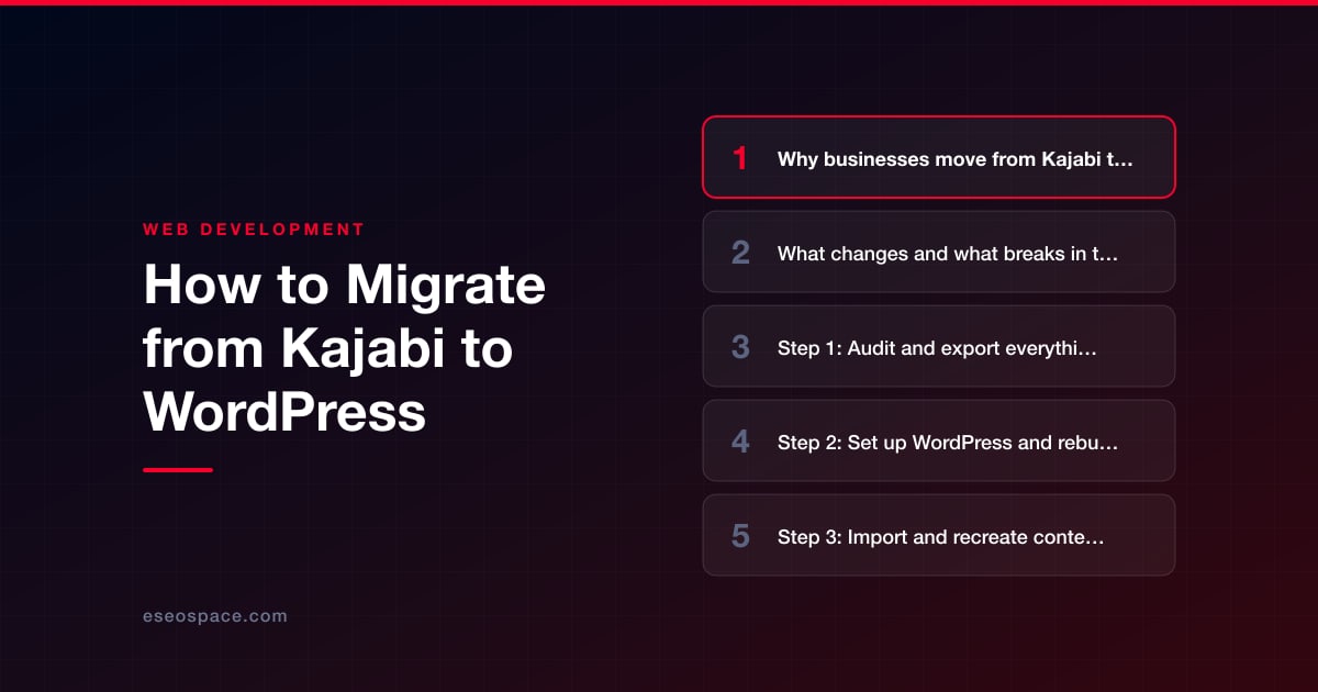 How to Migrate from Kajabi to WordPress