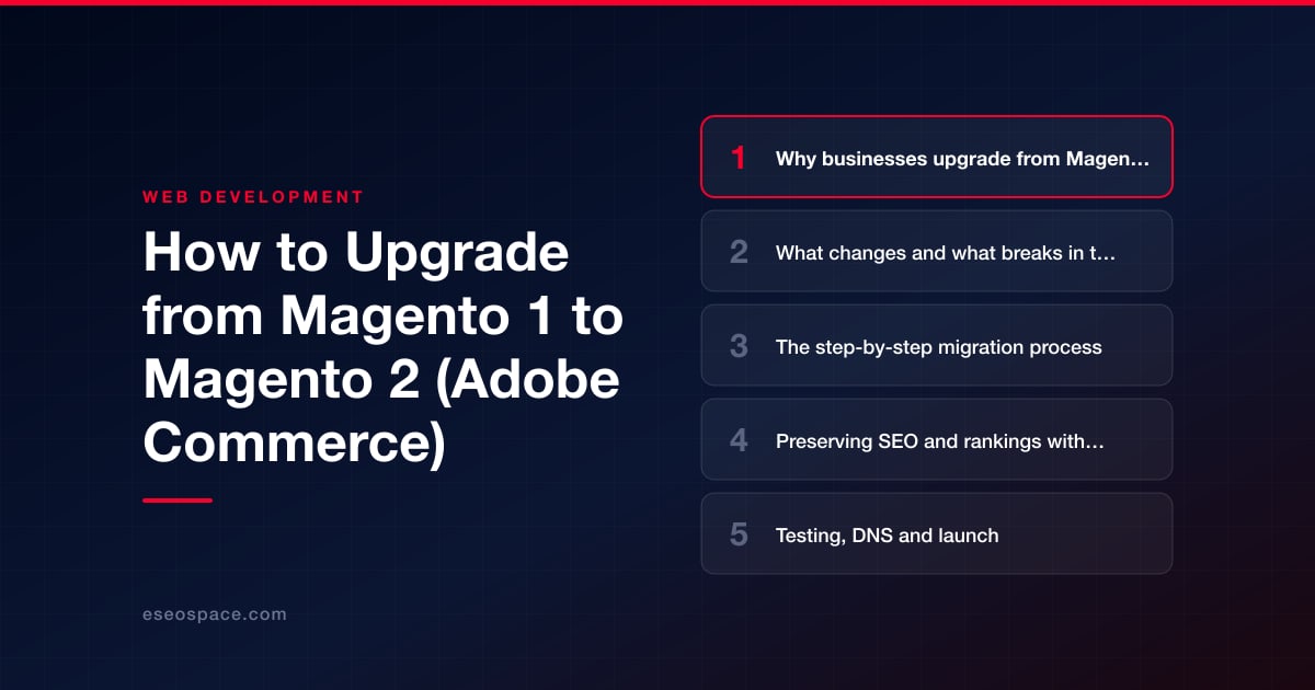 How to Upgrade from Magento 1 to Magento 2 (Adobe Commerce)