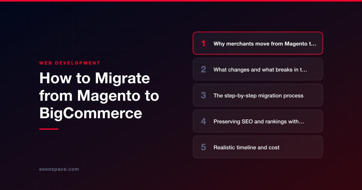 How to Migrate from Magento to BigCommerce