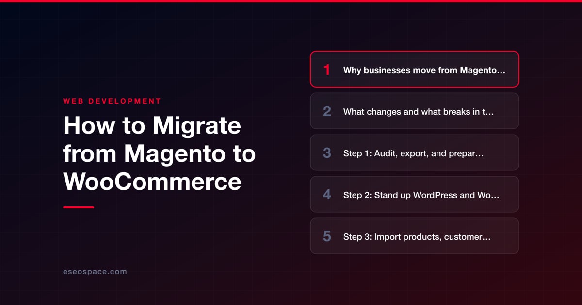 How to Migrate from Magento to WooCommerce