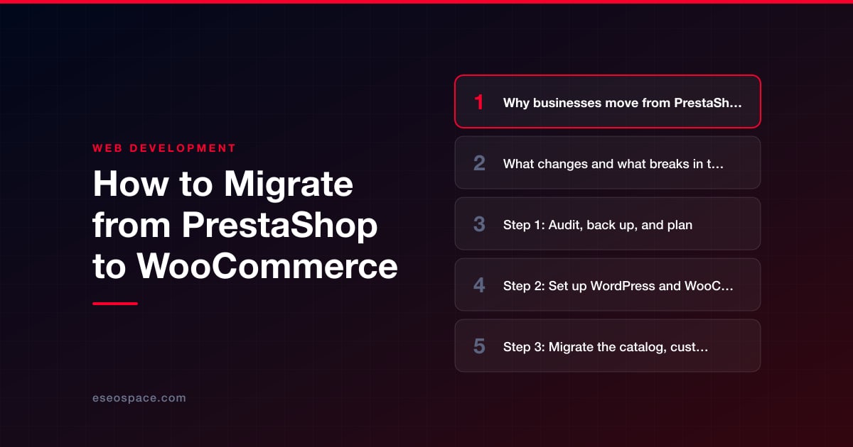 How to Migrate from PrestaShop to WooCommerce