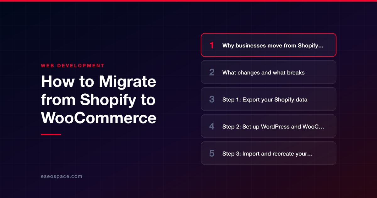 How to Migrate from Shopify to WooCommerce