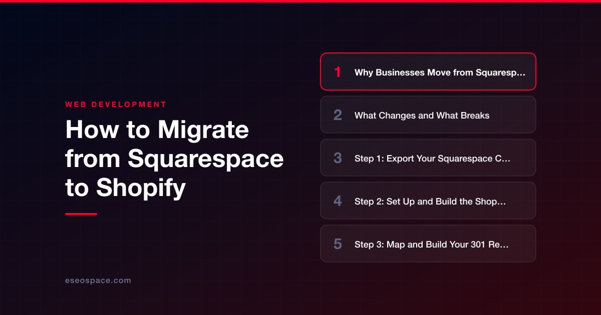 How to Migrate from Squarespace to Shopify