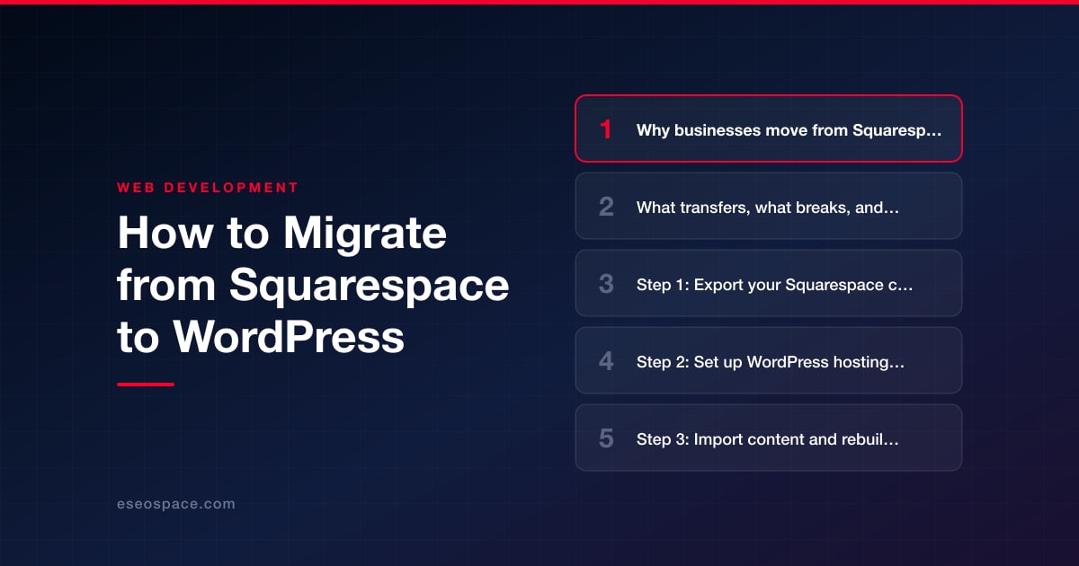 How to Migrate from Squarespace to WordPress