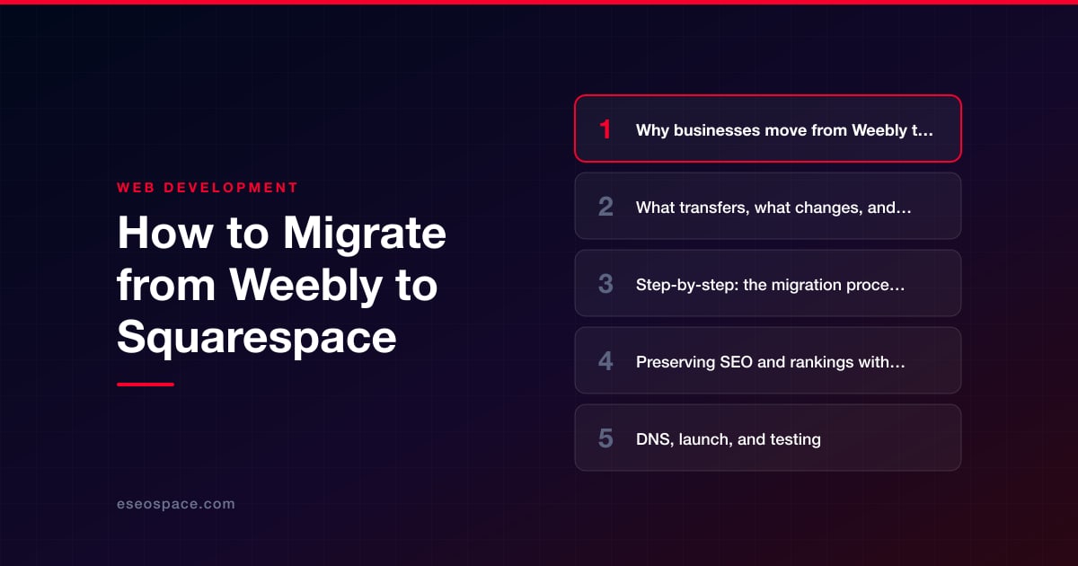 How to Migrate from Weebly to Squarespace