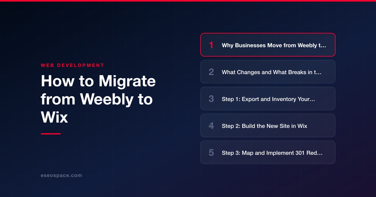 How to Migrate from Weebly to Wix