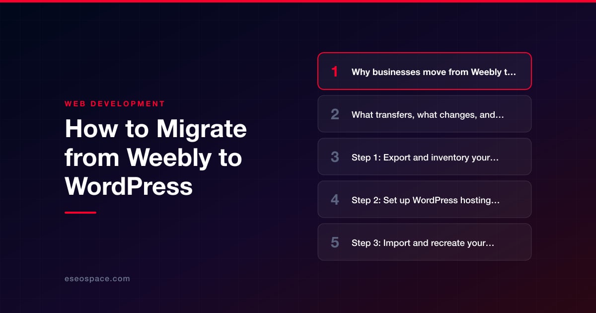 How to Migrate from Weebly to WordPress