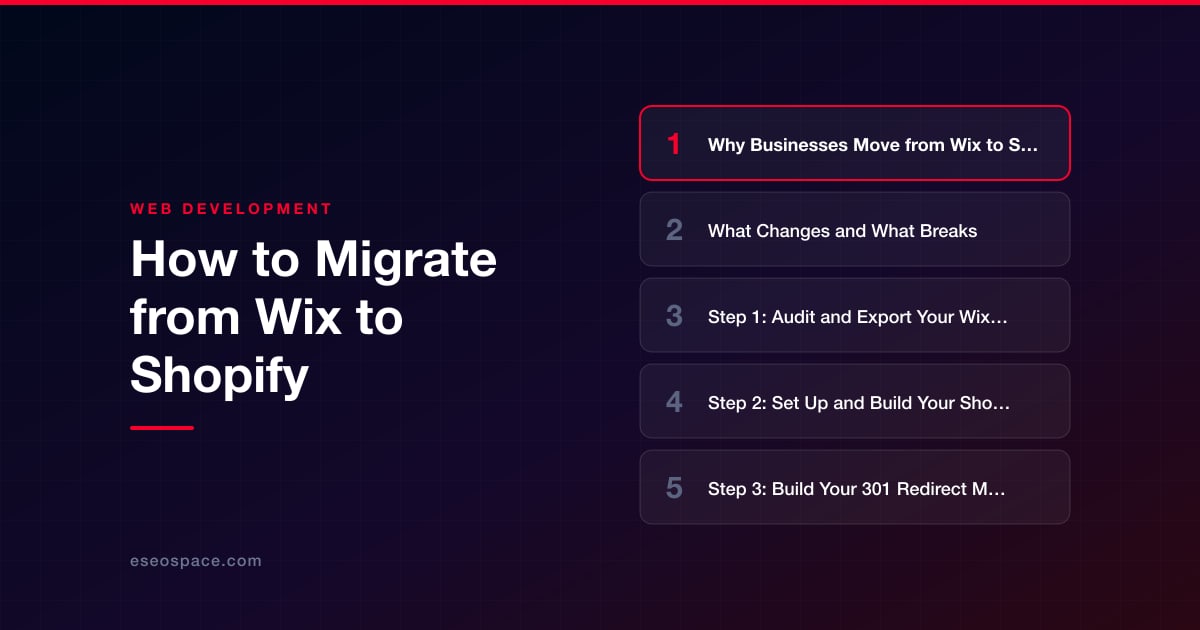 How to Migrate from Wix to Shopify