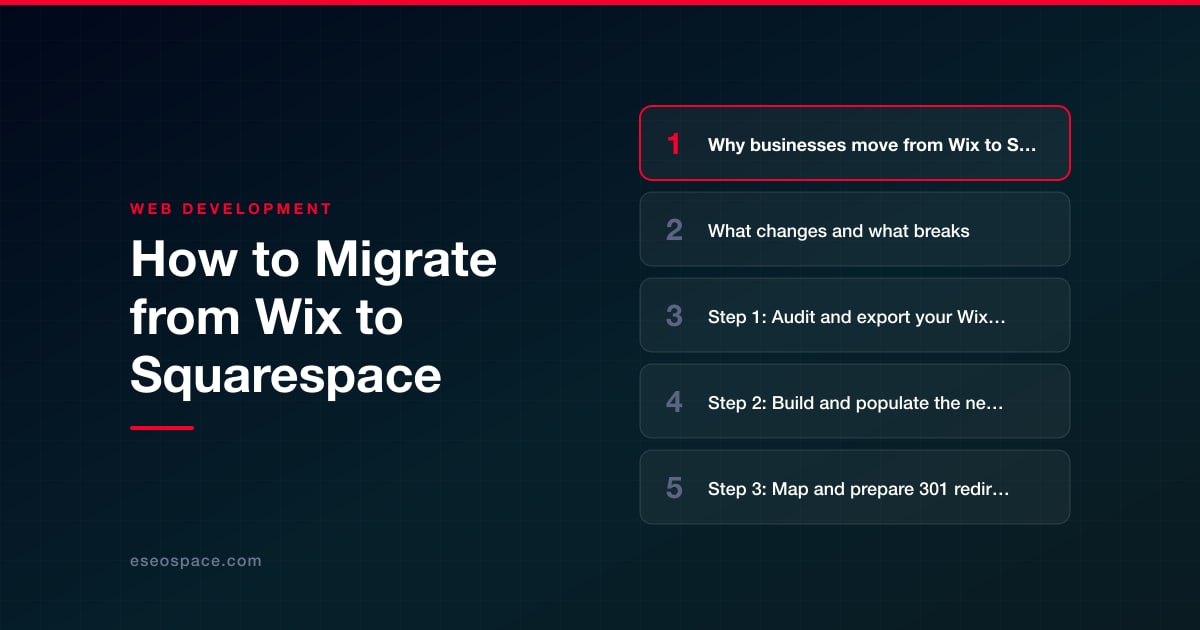 How to Migrate from Wix to Squarespace