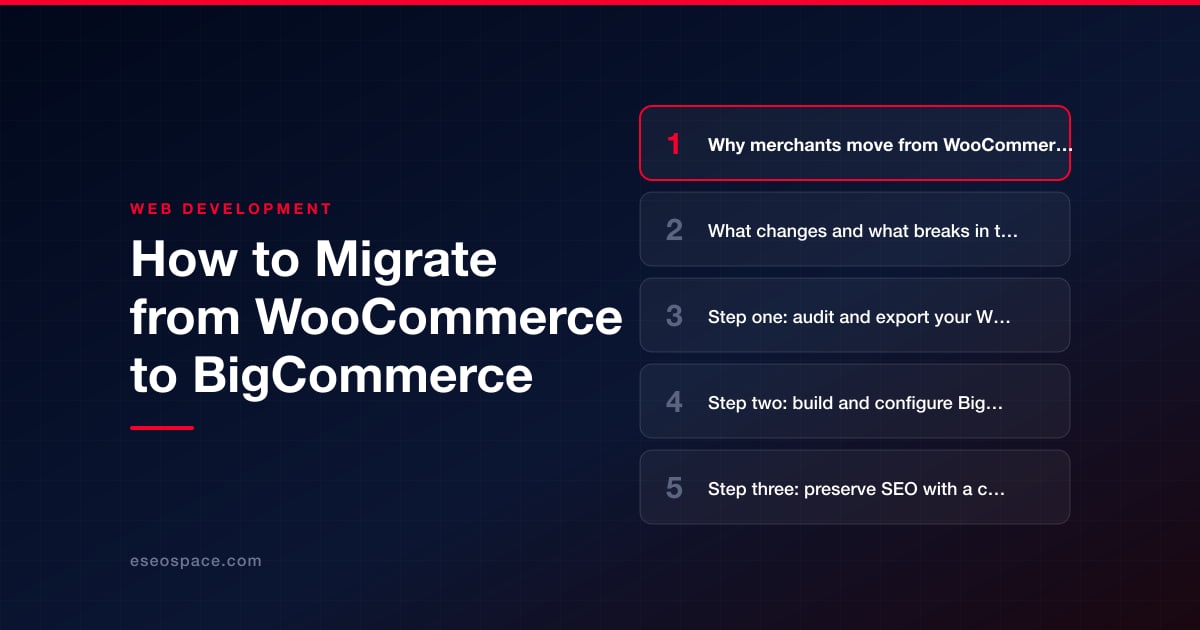 How to Migrate from WooCommerce to BigCommerce