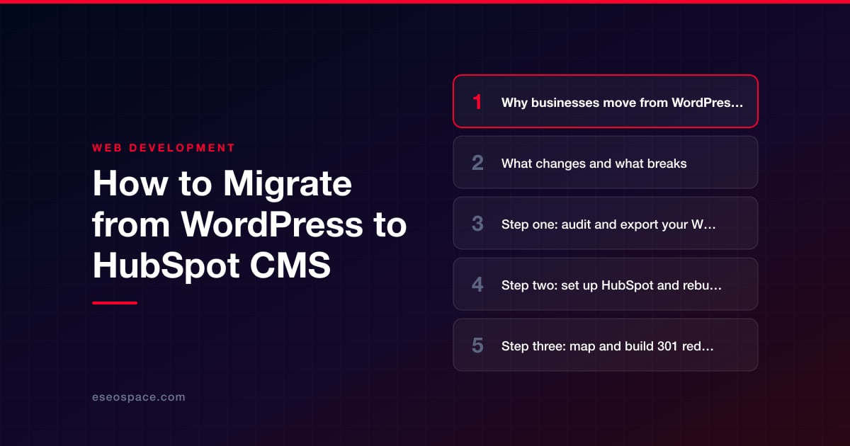 How to Migrate from WordPress to HubSpot CMS