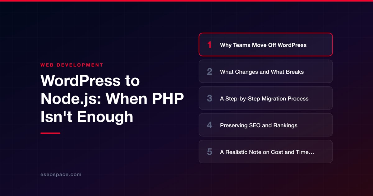 WordPress to Node.js: When PHP Isn't Enough