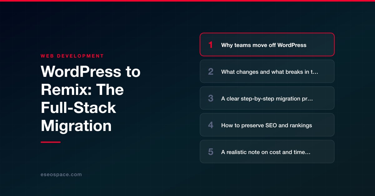 WordPress to Remix: The Full-Stack Migration