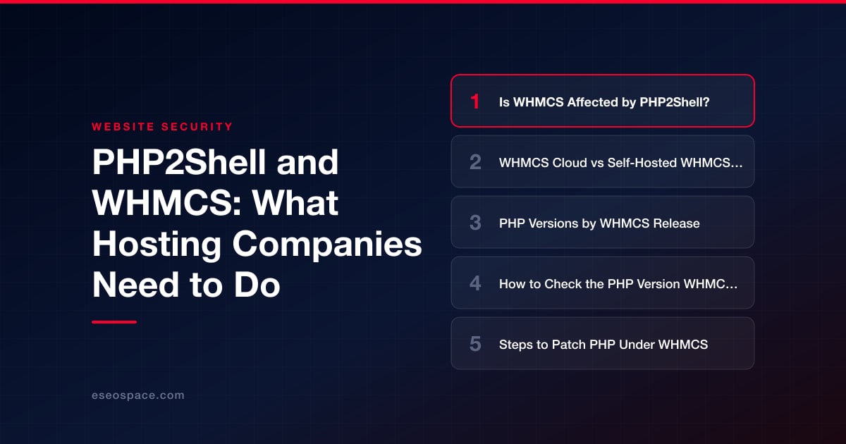 PHP2Shell and WHMCS: What Hosting Companies Need to Do