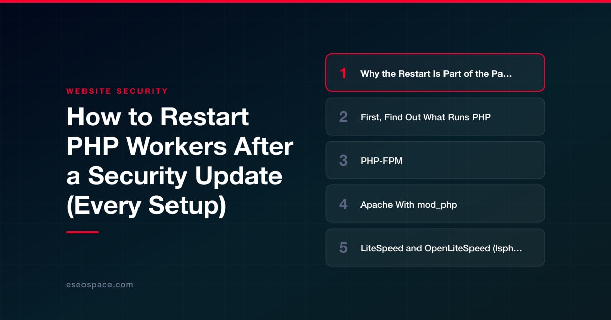How to Restart PHP Workers After a Security Update (Every Setup)