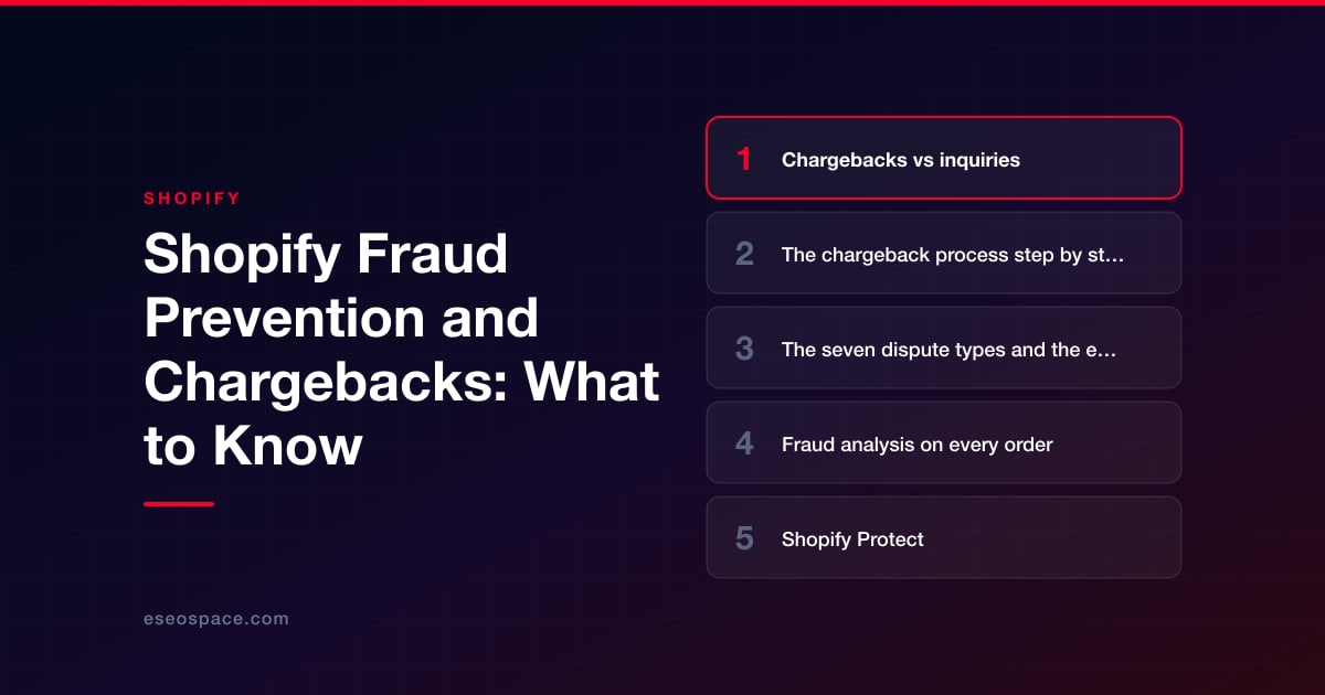 Shopify Fraud Prevention and Chargebacks: What to Know