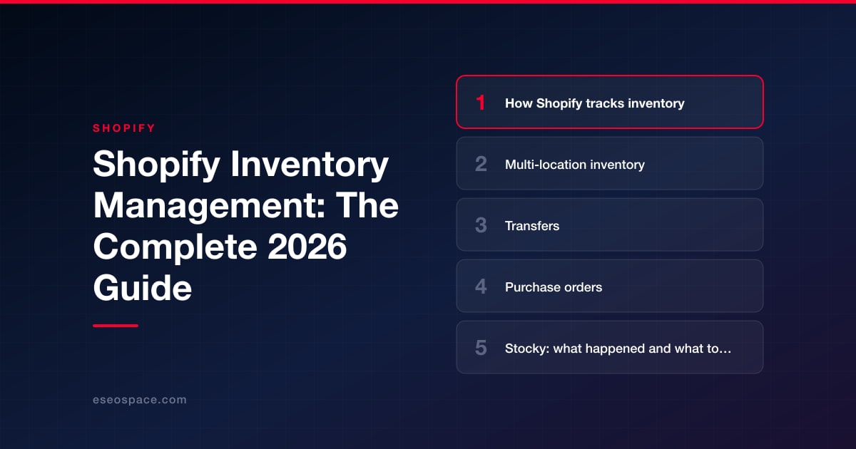 Shopify Inventory Management: The Complete 2026 Guide