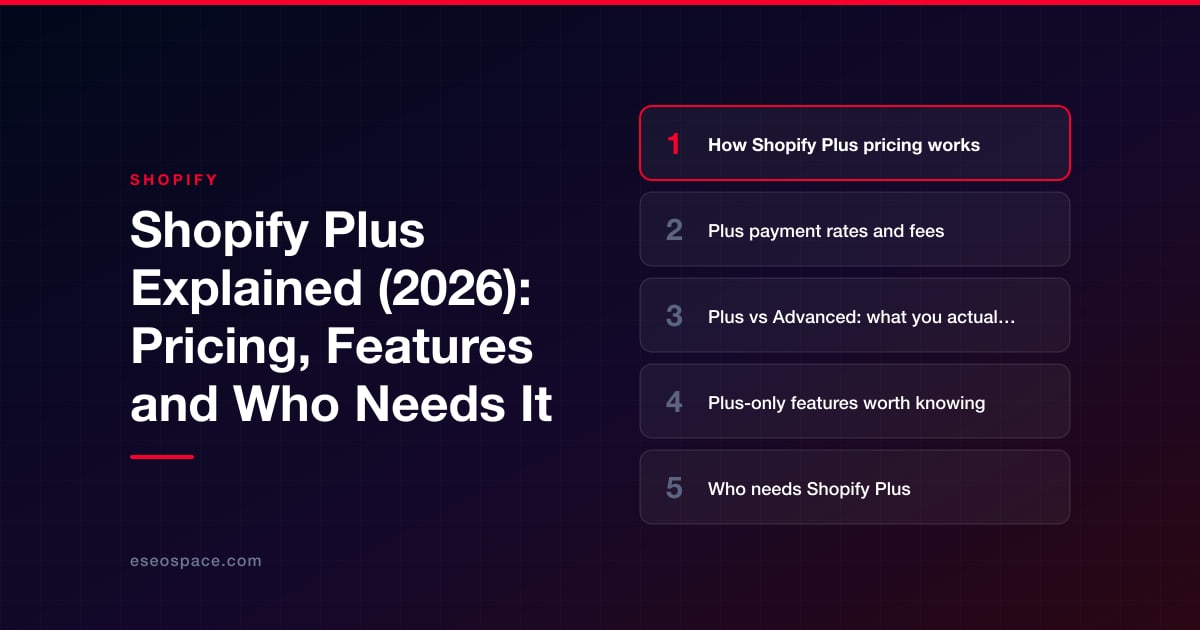 Shopify Plus Explained (2026): Pricing, Features and Who Needs It
