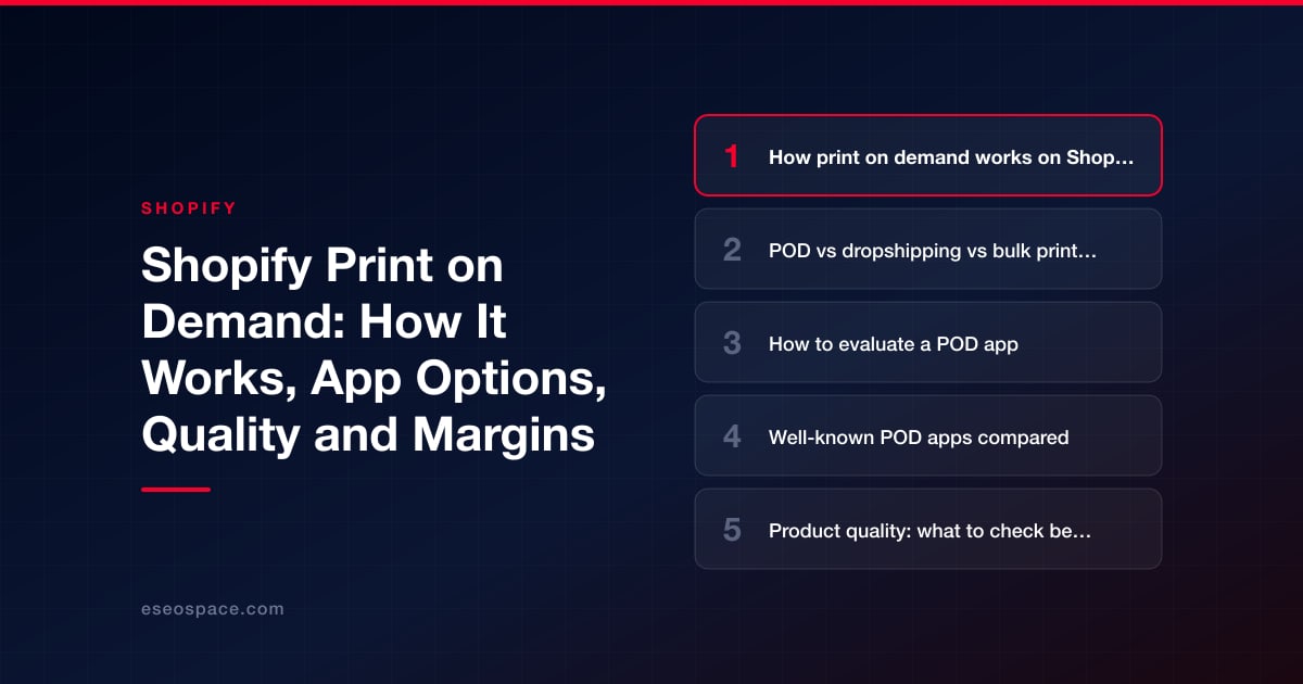 Shopify Print on Demand: How It Works, App Options, Quality and Margins