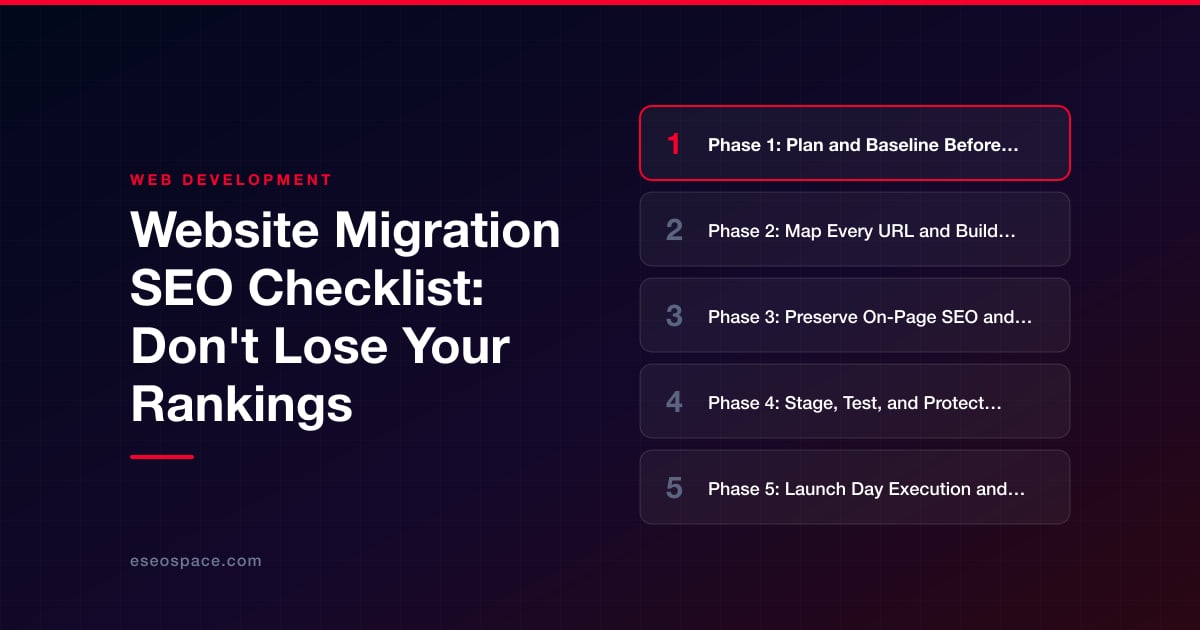 Website Migration SEO Checklist: Don't Lose Your Rankings