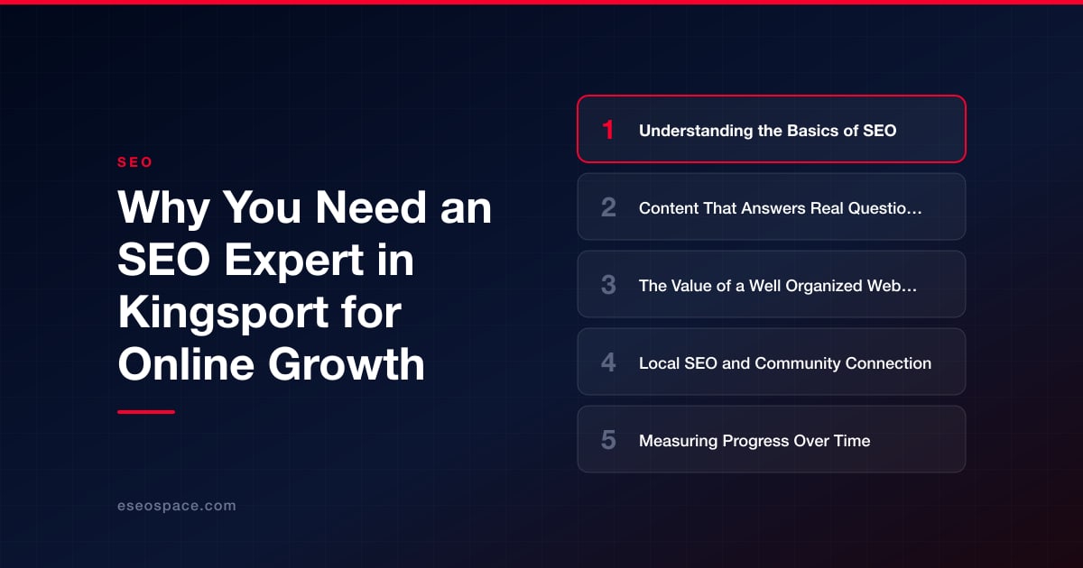 Why You Need an SEO Expert in Kingsport for Online Growth